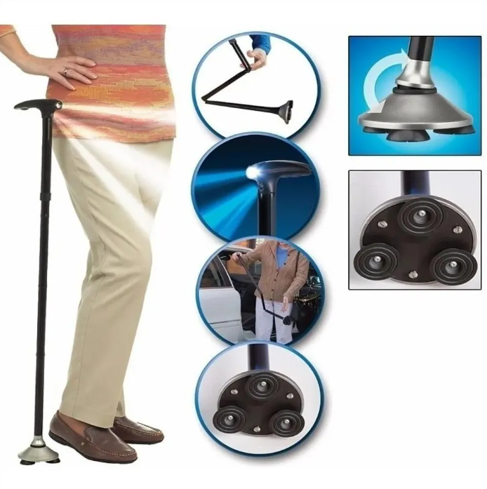 Miniatura 3 de Bastón plegable con luz